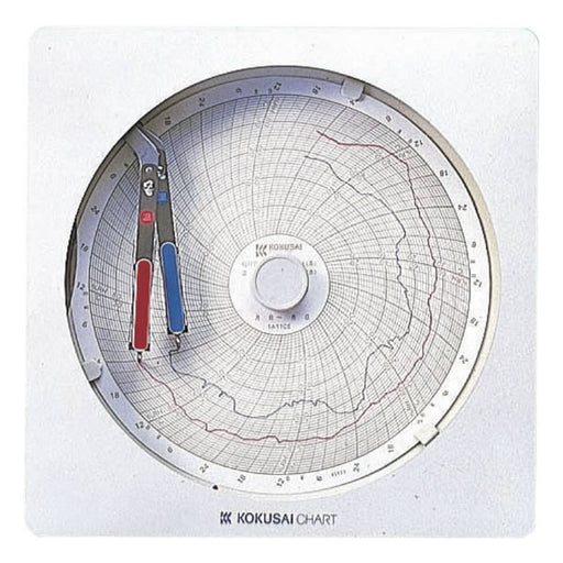 国際チャート 温湿きろく君　8日用 KC10－WW