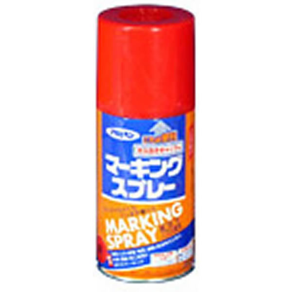 アサヒペン アサヒペンマーキングスプレー（6本入） マーキング/赤