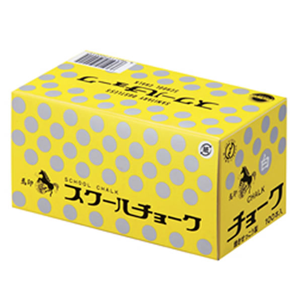馬印 スクールチョーク 白 100本入 C201