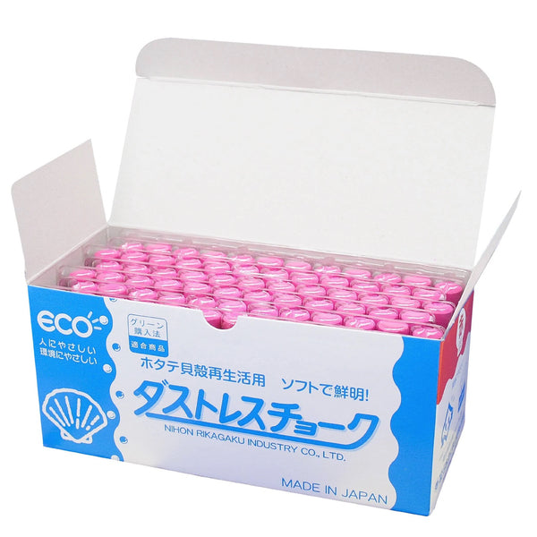 日本理化学工業 ダストレスチョーク 赤 72本入 DCC-72-R