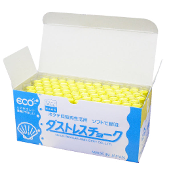 日本理化学工業 ダストレスチョーク 黄 72本入 DCC-72-Y