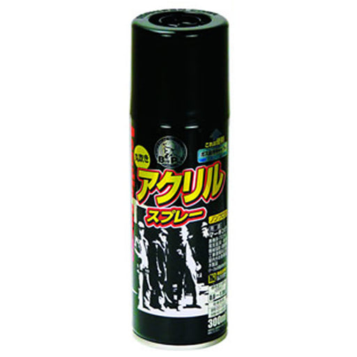 アサヒペン BIG　PROアクリルスプレー　黒/48本入 クロ