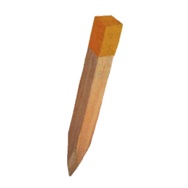 カクマル 木杭（30＊30＊400）黄50本入 W3040/黄