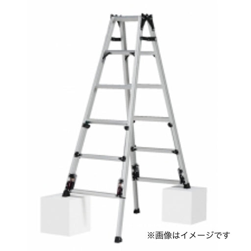 ピカコーポレイション 四脚アジャスト式はしご兼用脚立1.53-1.84m SCN-180B