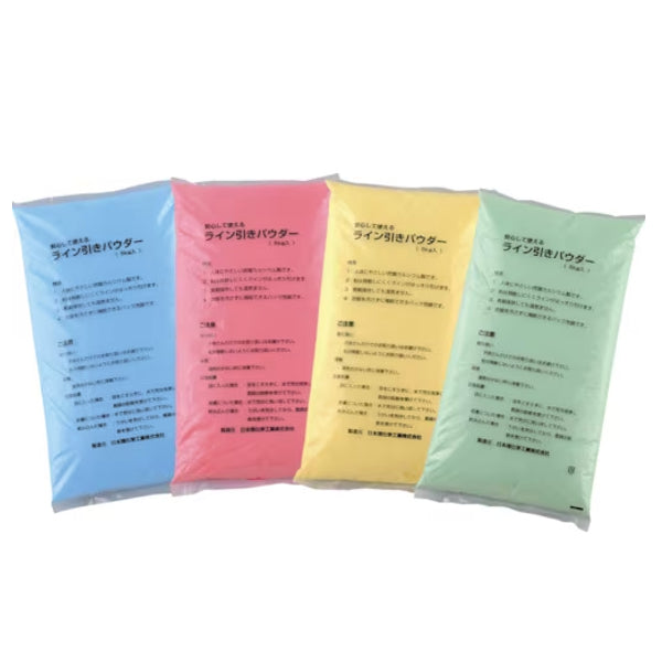 日本理化学工業 ダストレスラインパウダー5KG×4袋/4色各1袋 DLP-5-4C
