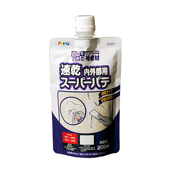 アサヒペン ワンタッチ　スーパーパテ W101　ホワイト