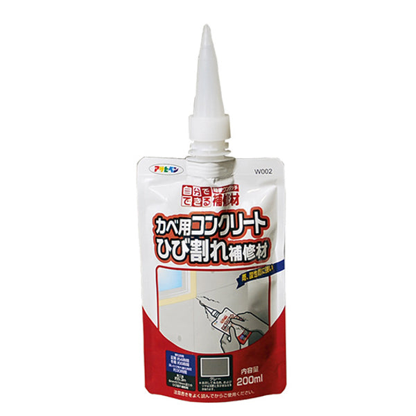 アサヒペン ワンタッチ　カベ用ひび割れ補修材 W102　グレー