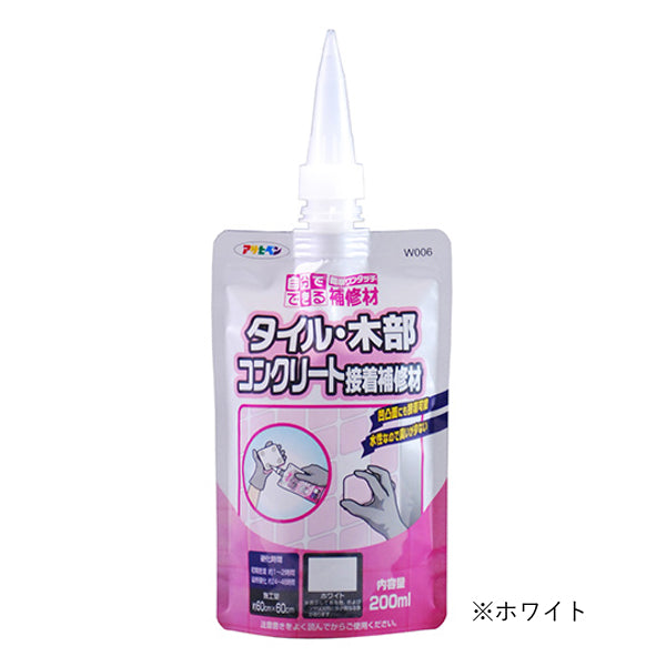 アサヒペン ワンタッチ　カベ用ひび割れ補修材 W106　ホワイト