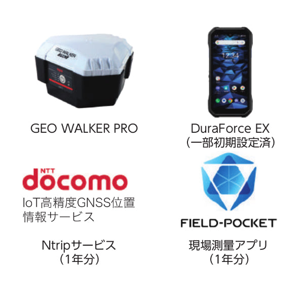 マイゾックス 2周波RTK-GNSS受信機測量オールインワンセット