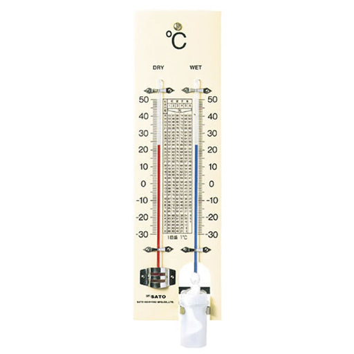 佐藤計量器 乾湿計(-30~50℃) 一般用
