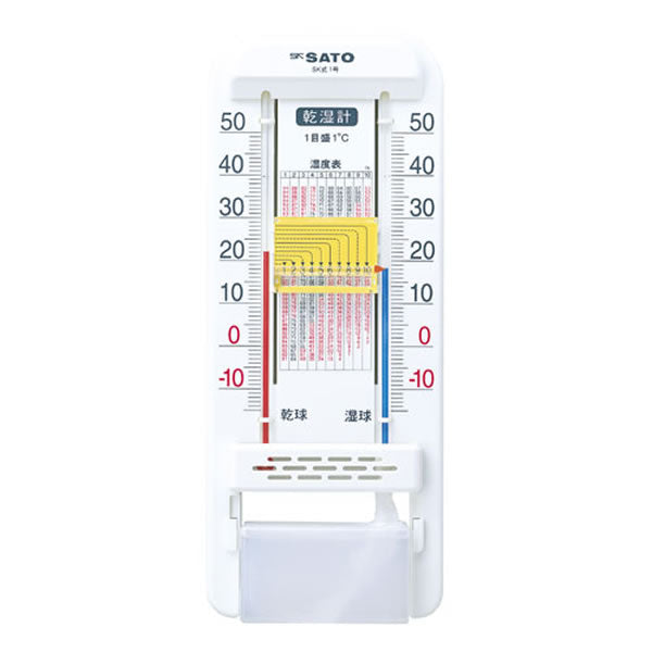 佐藤計量器 乾湿計(-10~50℃) SK式1号