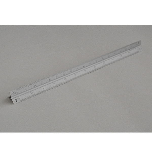 ワークス松下 オールアルミ三角スケール30CM 一般 AAL30-1