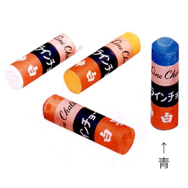 日本白墨工業 スポーツラインチョーク 12本入り LH-3 青