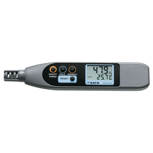 佐藤計量器 ペンタイプ温湿度計(-10~45℃) PC-5110