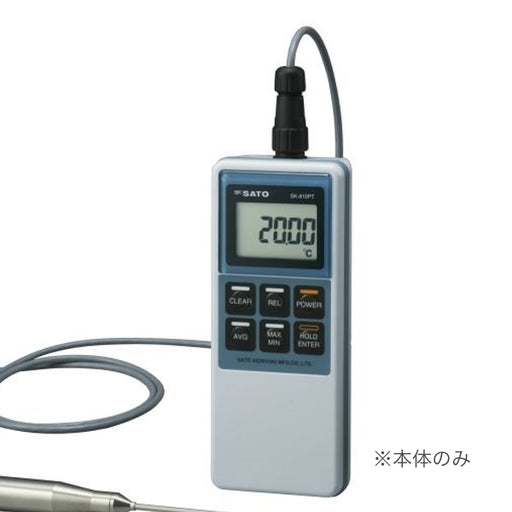 佐藤計量器 精密型デジタル温度計 指示計ノミ SK-810PT