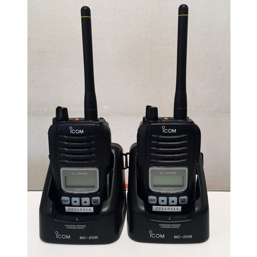 シーバー６台　iCOM IC-DPR6とBC-208セット売り